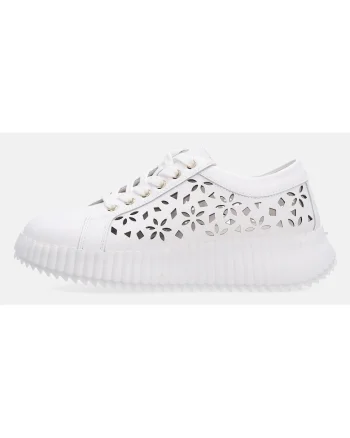 Pantofi sport din piele cu perforatii