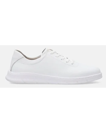 Pantofi sport wedge uni din piele