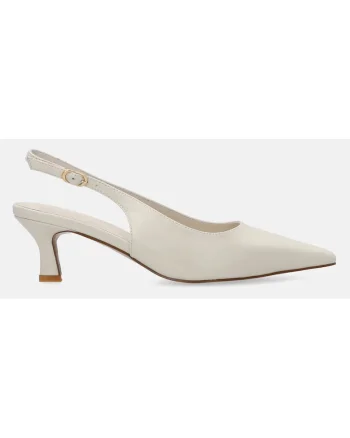 Pantofi din piele cu toc kitten