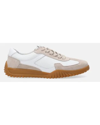 Pantofi sport in doua culori cu insertii de piele intoarsa