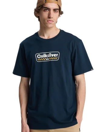 Tricou regular fit de bumbac, Galben/Albastru ultramarin
