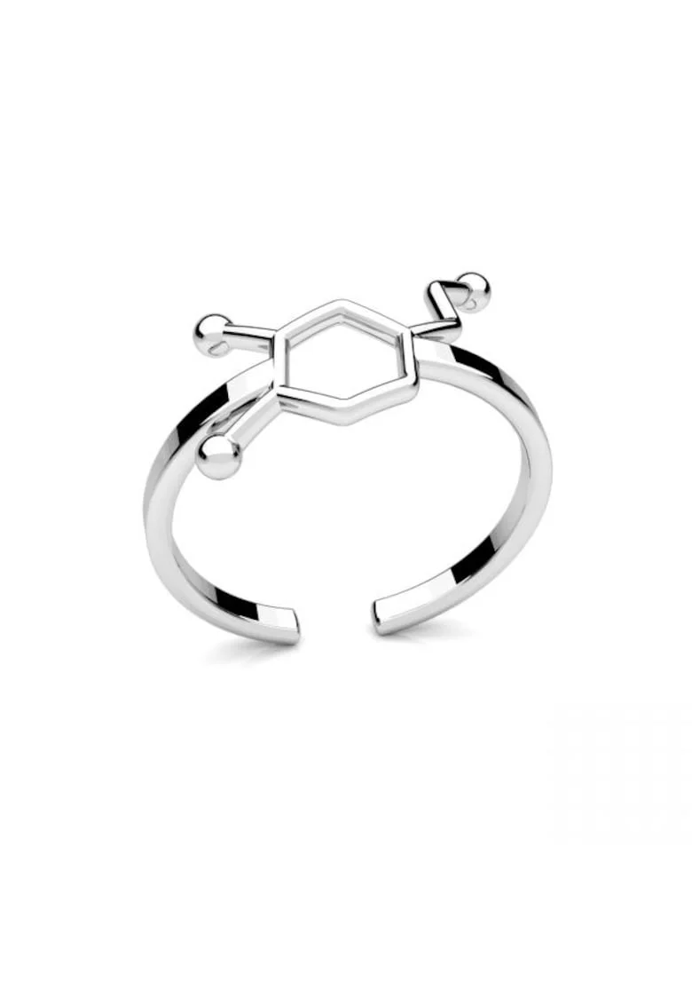 Inel reglabil formula chimica Dopamina din Argint 925