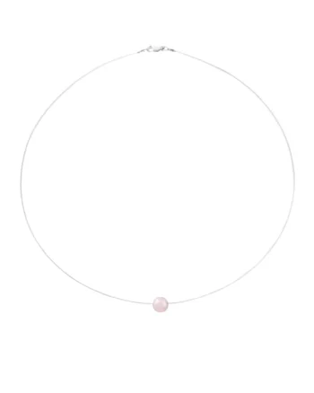 Colier pietre semi, Roz