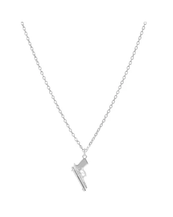 Lant cu pandantiv Pistol din Argint 925, reglabil