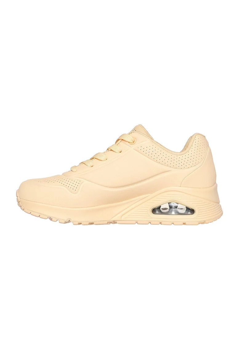 Pantofi sport de piele ecologica Uno Stand On Air, Galben pal