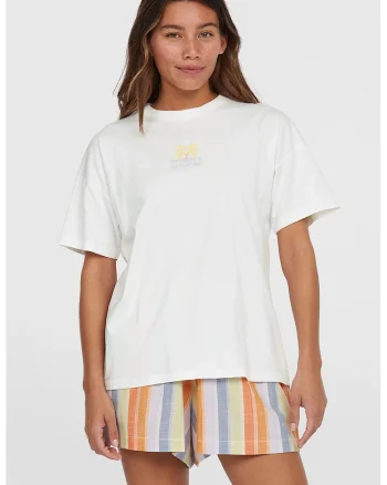 Tricou din bumbac cu maneci cazute, Alb optic