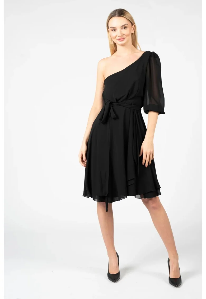 Rochie cu decolteu asimetric, 44