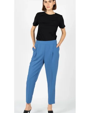 Pantaloni slim fit cu talie inalta, 34