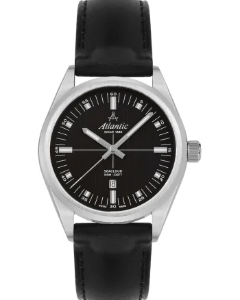 Ceas quartz Swiss Made, Negru