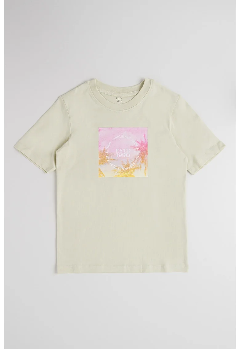 Tricou din bumbac cu imprimeu Varenna, Verde pal