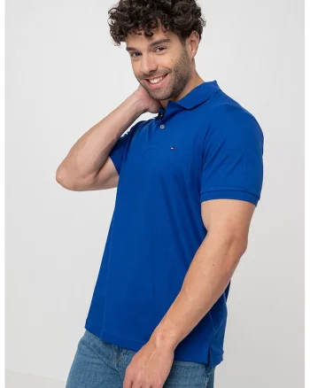 Tricou polo de bumbac, Albastru royal