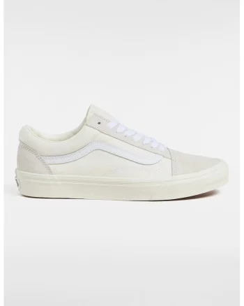 Pantofi sport de panza cu garnituri de piele intoarsa Old Skool, Crem