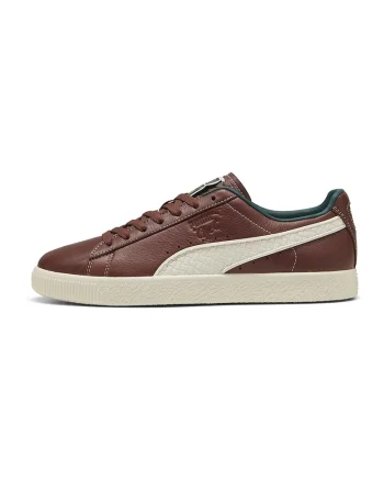 Pantofi sport low-cut de piele, Maro scortisoara