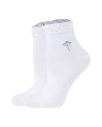 Set de sosete scurte Daily Glam - 2 perechi, Alb