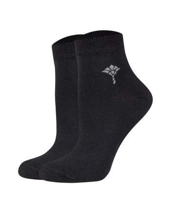 Set de sosete scurte Daily Glam - 2 perechi, Negru