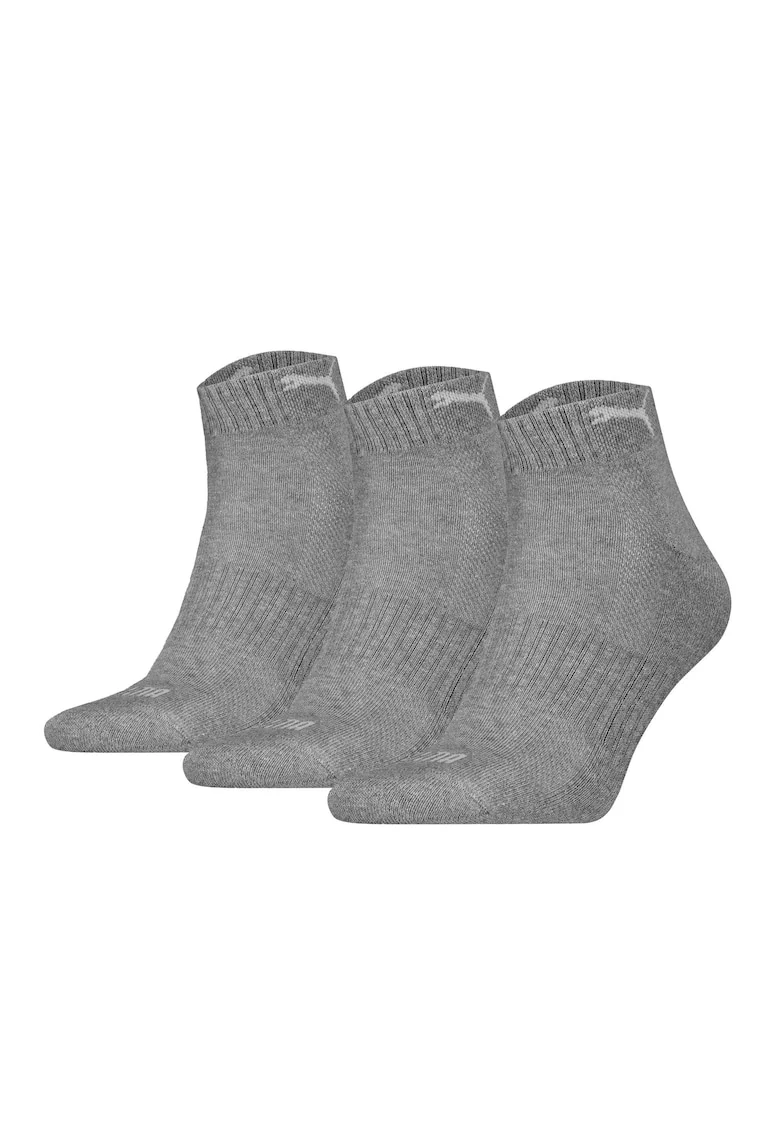 Set de sosete scurte unisex - 3 perechi, Gri