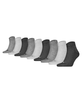 Set de sosete scurte unisex- 9 perechi, Gri