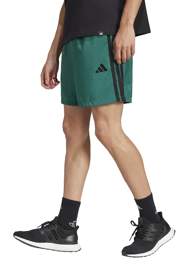 Pantaloni scurti cu benzi laterale cu logo Chelsea, Negru/Verde englez