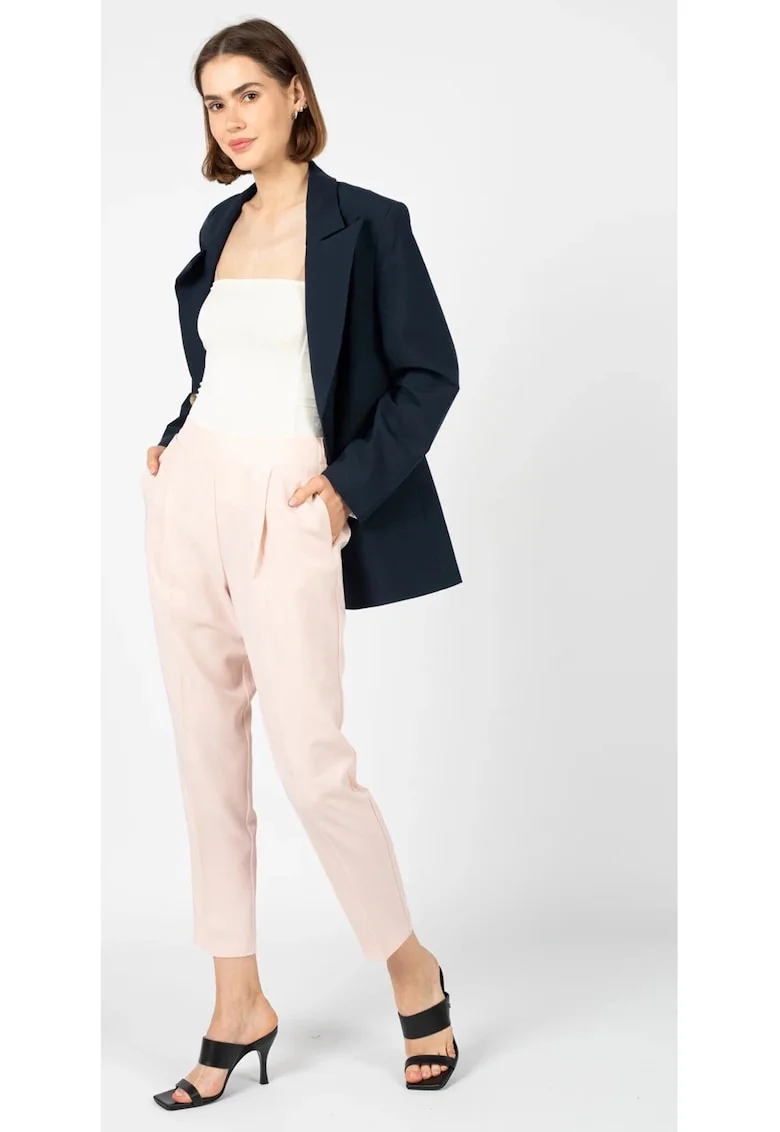 Pantaloni crop slim fit cu buzunare, 36