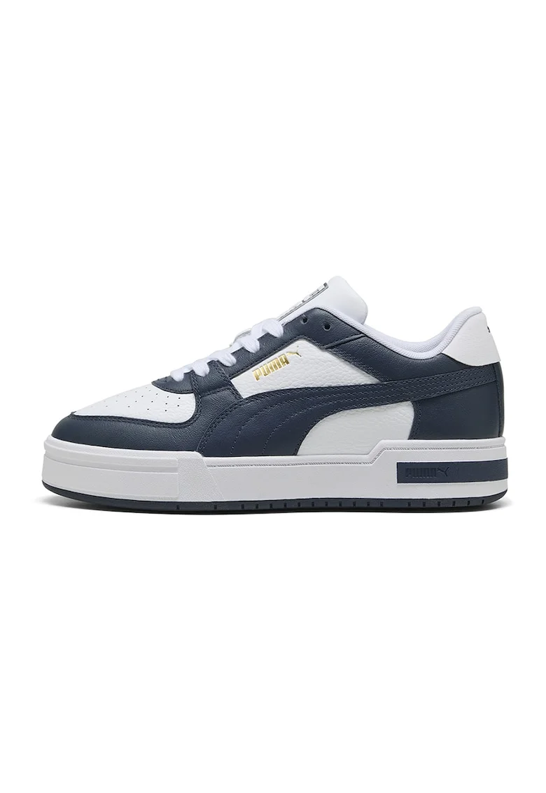 Pantofi sporrt Pro Classic II din piele, Alb/Albastru petrol