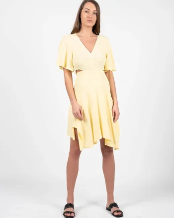 Rochie cu decolteu in V,
