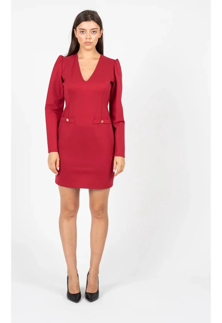 Rochie scurta cu decolteu in v,