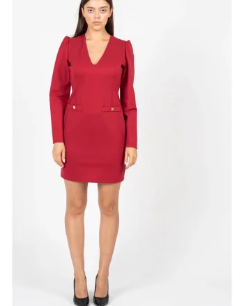 Rochie scurta cu decolteu in v,