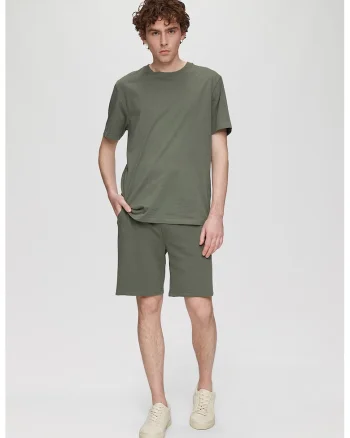 Bermude sport relaxed fit, Kaki