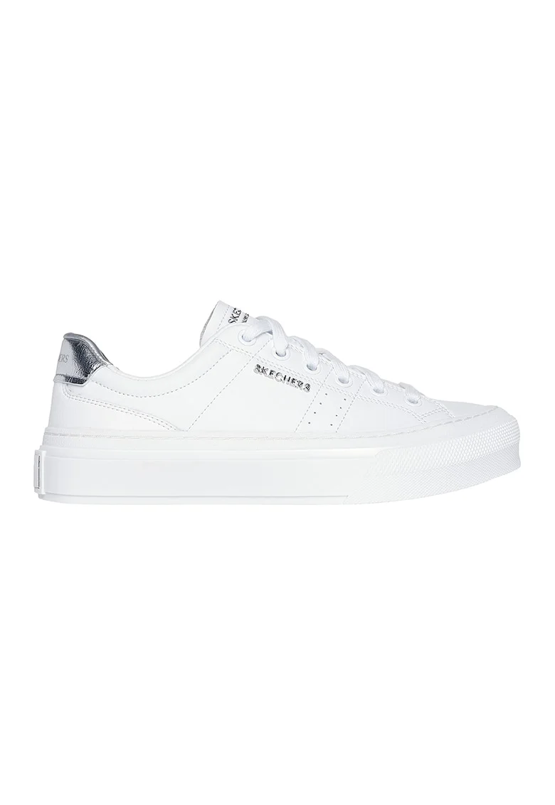 Pantofi sport din piele ecologica Selene, Alb