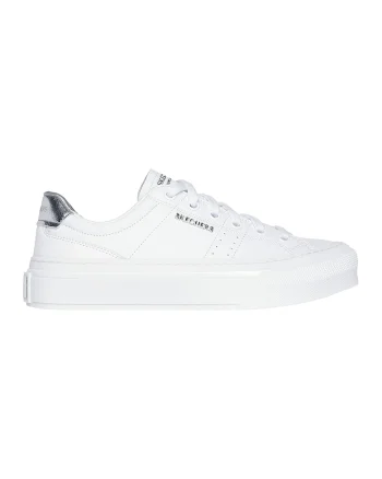 Pantofi sport din piele ecologica Selene, Alb