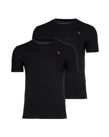 Set de tricouri slim fit - 2 piese, Negru