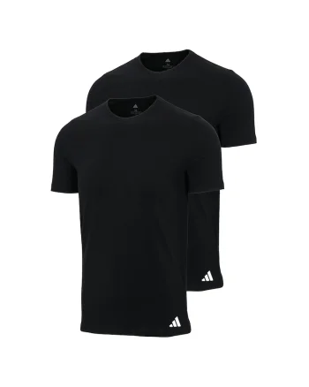 Set de tricouri cu logo - 2 piese, Negru