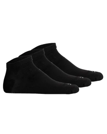 Set de sosete uni pana la glezna - 3 piese, Negru