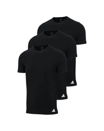 Set de tricouri cu logo - 3 piese, Negru