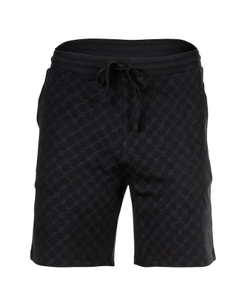 Pantaloni sport scurti cu snur, Negru