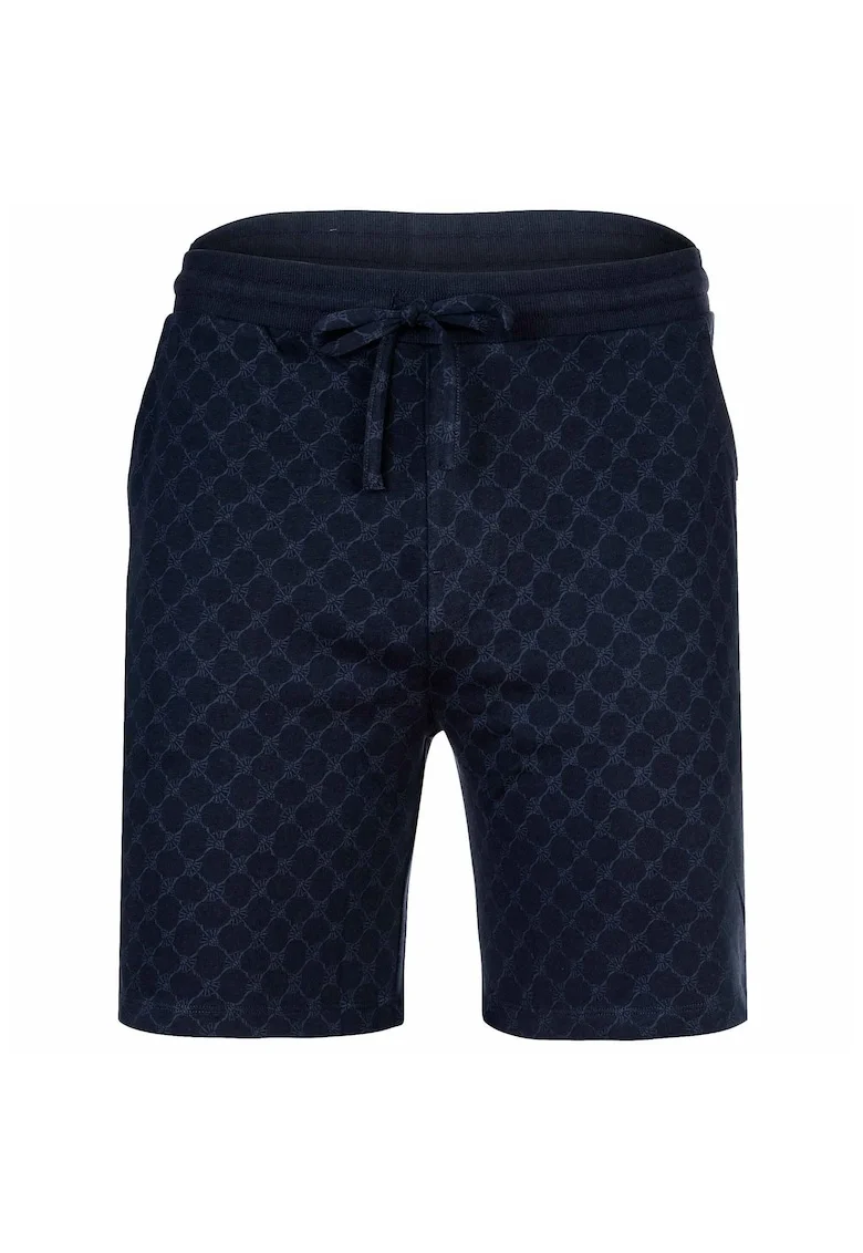 Pantaloni sport scurti cu snur, Albastru