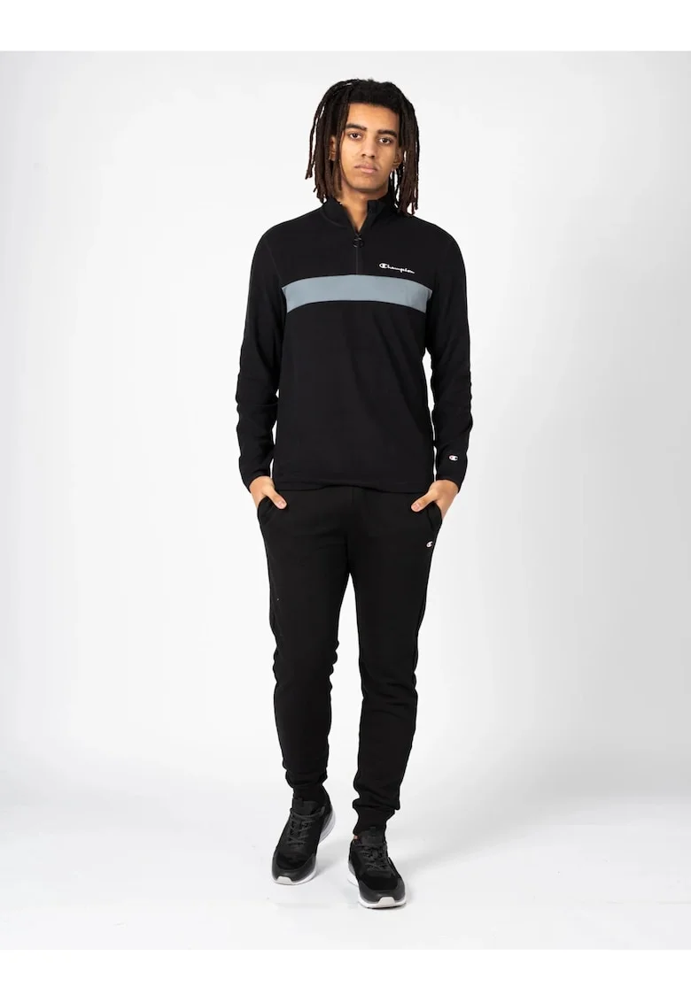 Hanorac slim fit, 2XL, Negru