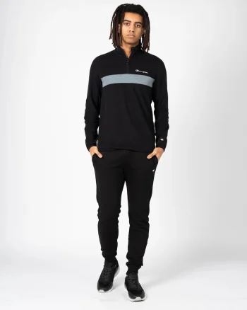 Hanorac slim fit, 2XL, Negru