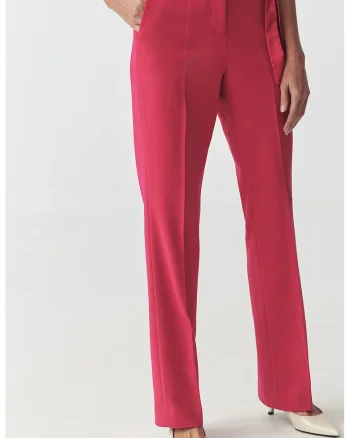 Pantaloni cu talie inalta, Roz aprins