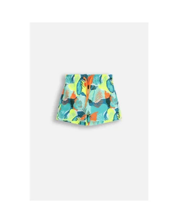 Pantaloni scurti de baie cu imprimeu tropical