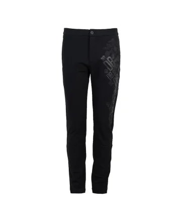 Pantaloni conici cu imprimeu logo,