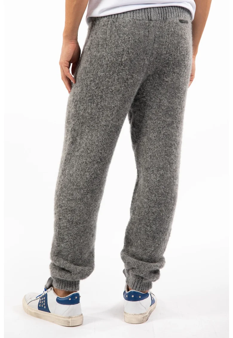 Pantaloni din lana cu snur in talie,