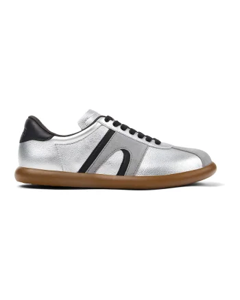 Pantofi sport de piele 27213 Pelotas Soller, Gri/Argintiu