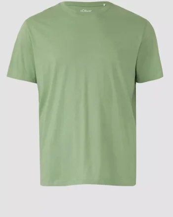 Big Sizes Tricou barbati big sizes, din bumbac, cu decolteu la baza gatului
