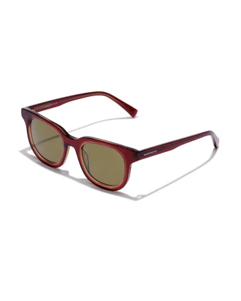 Ochelari de soare patrati unisex, Rosu inchis