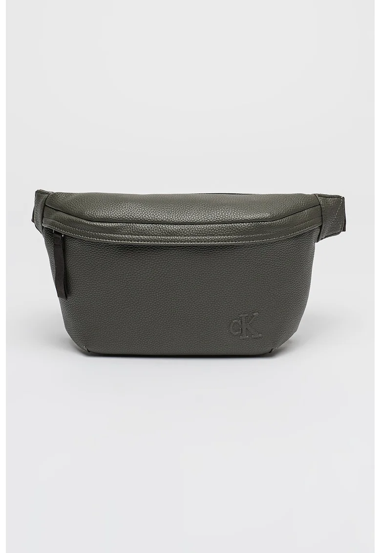 Borseta din piele ecologica Young Interesting, Gri inchis