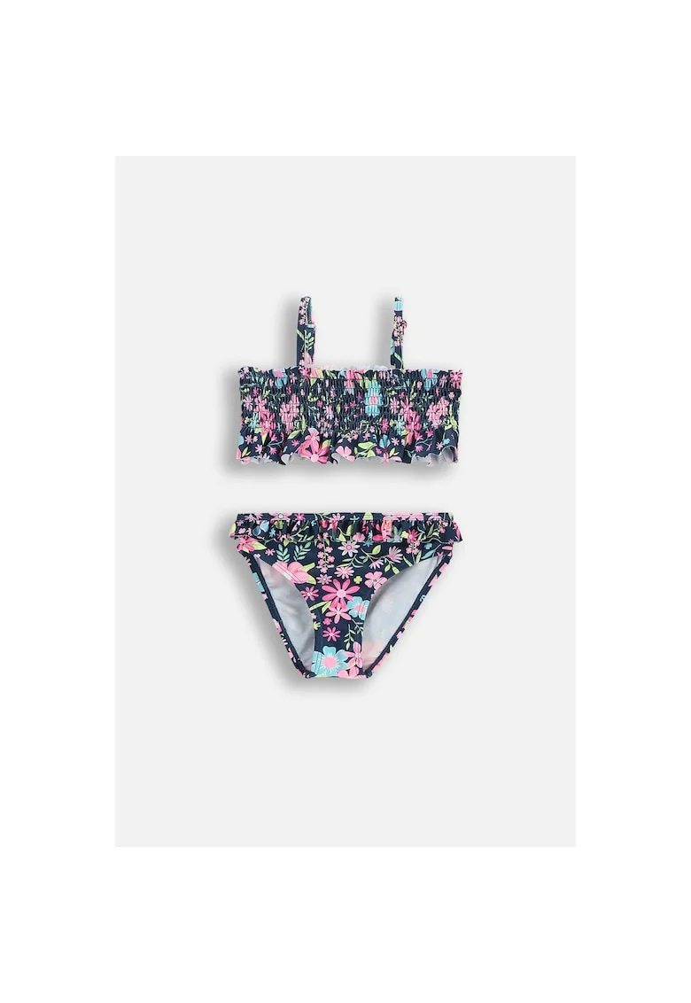 Costum de baie din doua piese cu imprimeu floral