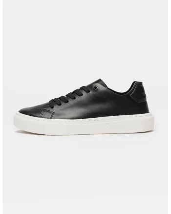 Pantofi sport low cut cu sireturi, Negru