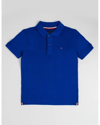 Tricou polo din bumbac pique, Albastru royal