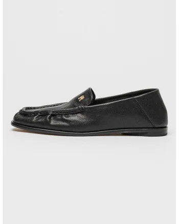 Pantofi loafer din piele, Negru